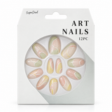 Artificial Nails with Glue 12pc – Assorted (CS0899) – design 4