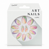 Artificial Nails with Glue 12pc – Assorted (CS0899) – design 6
