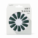 Artificial Nails with Glue 12pc – French Style, Assorted – design 7