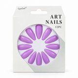 Artificial Nails with Glue 12pc – French Style, Assorted – design 8