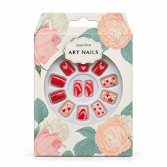 Artificial Nails with Glue 12pc – Assorted (CS0910) – design 1