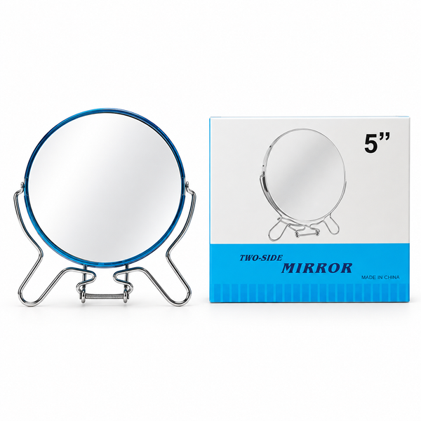 SuperDeal Double-Sided Metal Mirror – 5 Inch