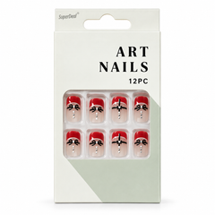 Artificial Nails with Craft Crystals 12pc – Assorted (CS0961) – design 1