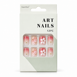 Artificial Nails with Craft Crystals 12pc – Assorted (CS0961) – design 11