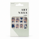 Artificial Nails with Craft Crystals 12pc – Assorted (CS0961) – design 5