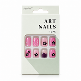 Artificial Nails with Craft Crystals 12pc – Assorted (CS0961) – design 6
