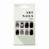 Artificial Nails with Craft Crystals 12pc – Assorted (CS0961) – design 8