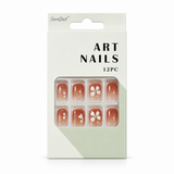 Artificial Nails with Craft Crystals 12pc – Assorted (CS0961) – design 9