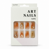 Artificial Nails with Craft Crystals 12pc – Assorted (CS0962) – design 3
