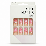 Artificial Nails with Craft Crystals 12pc – Assorted (CS0962) – design 7