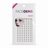 SuperDeal Face Gems – Silver