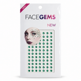 SuperDeal Face Gems – Green