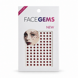 SuperDeal Face Gems – Red