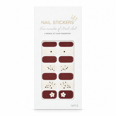 Nail Stickers 14pc – Assorted Designs – design 1