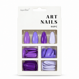 Artificial Nails 96pc – Candy Colour, Assorted – design 2