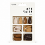 Artificial Nails 96pc – Candy Colour, Assorted – design 4