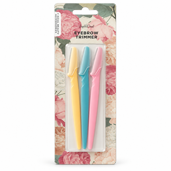 SuperDeal Eyebrow Trimmers – 3 Pack