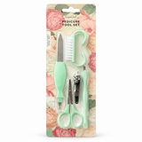 SuperDeal Pedicure Tool Set – 5 Pieces – Mint