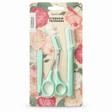 SuperDeal Eyebrow Trimmer & Tweezer Set – 3 Pieces – Mint