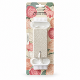 SuperDeal Nail Brushes with Pumice Stone – 2 Pieces – White