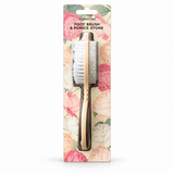 SuperDeal 4-in-1 Foot Brush & Pumice Stone – Peach