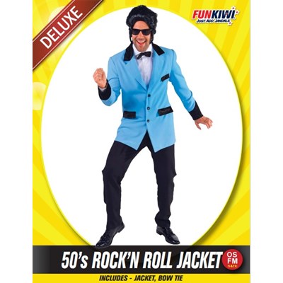 Adults Costume (Deluxe) - 50's Rock'N Roll Jacket