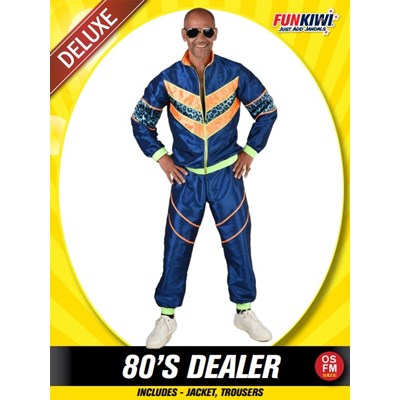 Adults Costume (Deluxe) - 80's Dealer