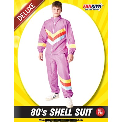 Adults Costume (Deluxe) - 80's Shell Suit