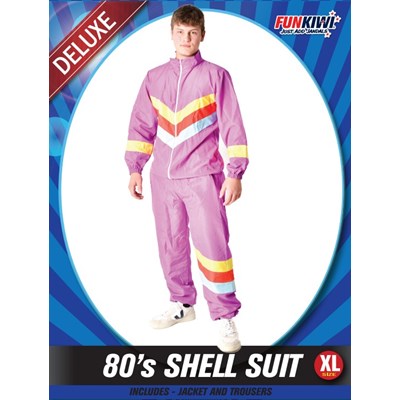 Adults Costume (Deluxe) - 80's Shell Suit (XL)