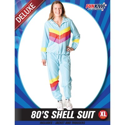 Adults Costume (Deluxe) - 80's Shell Suit (XL)
