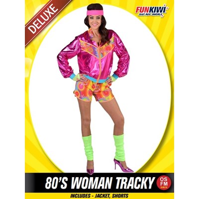 Adults Costume (Deluxe) - 80's Woman Tracky