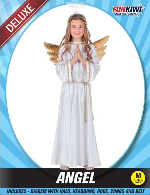 Kids Costume (Deluxe) - Angel