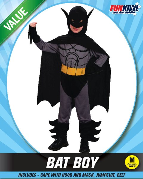 Kids Costume (Deluxe) - Bat Boy