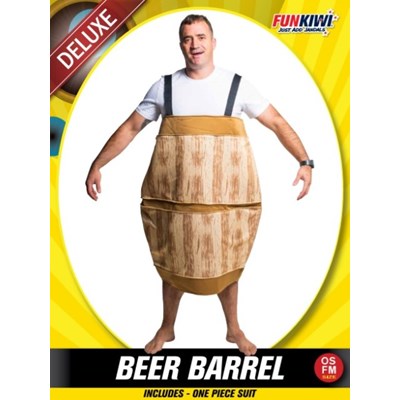 Adults Costume (Deluxe) - Beer Barrel