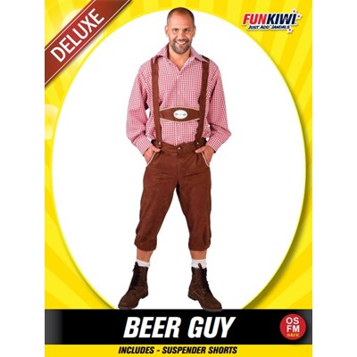 Adults Costume (Deluxe) - Beer Guy