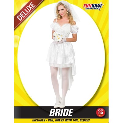 Adults Costume (Deluxe) - Bride