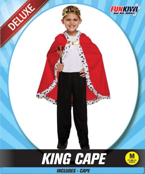 Kids Costume (Deluxe) - King Cape