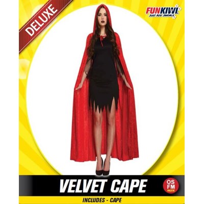 Adults Costume (Deluxe) - Velvet Cape