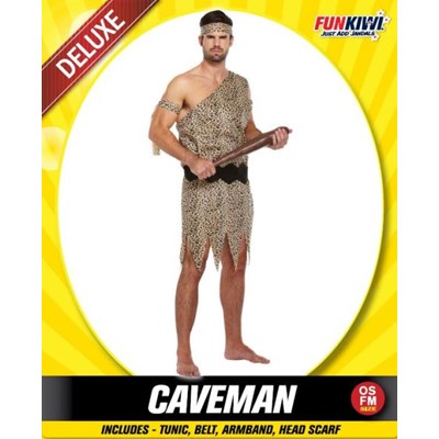 Adults Costume (Deluxe) - Caveman