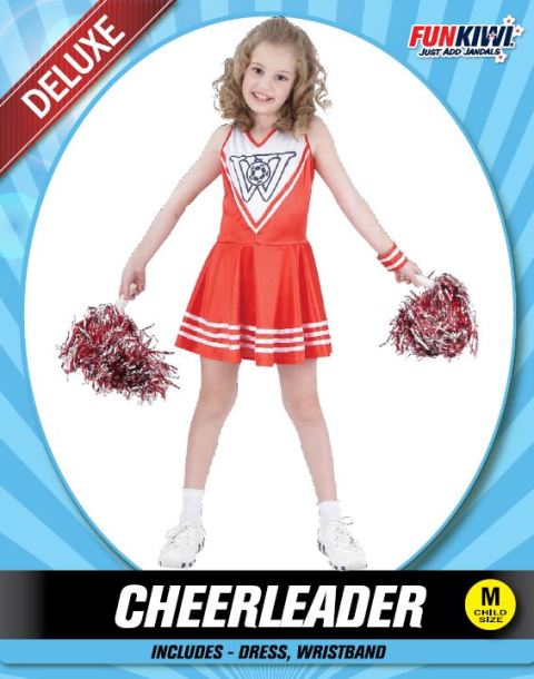 Kids Costume (Deluxe) - Cheerleader