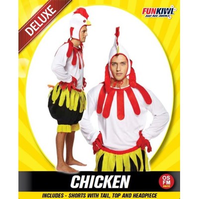 Adults Costume (Deluxe) - Chicken