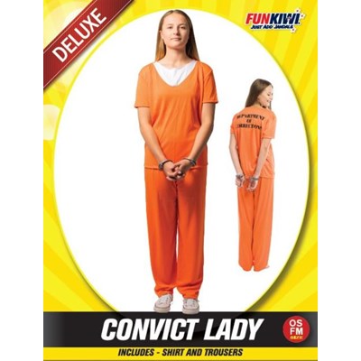 Adults Costume (Deluxe) - Convict Lady
