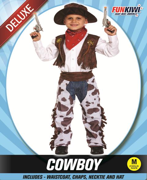 Kids Costume (Deluxe) - Cowboy