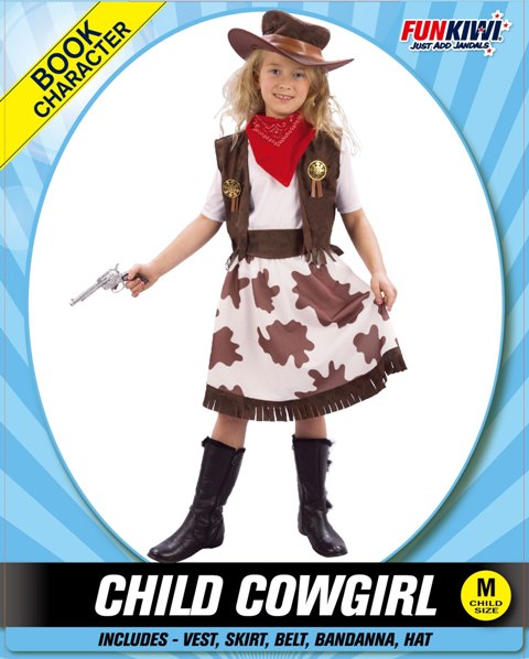 Kids Costume (Deluxe) - Child Cowgirl