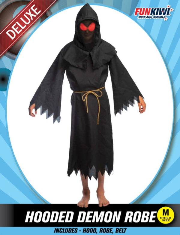 Kids Costume (Deluxe) - Hooded Demon Robe
