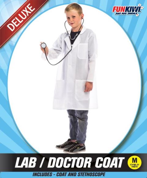 Kids Costume (Deluxe) - Lab / Doctor Coat