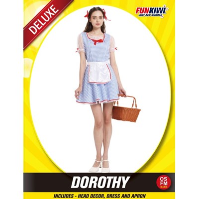 Adults Costume (Deluxe) - Dorothy