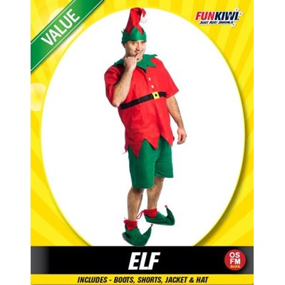 Adults Costume (Deluxe) - Elf