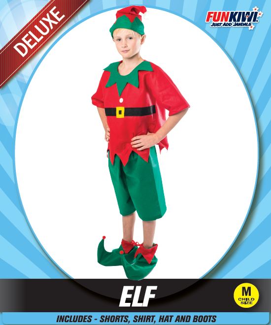 Kids Costume (Deluxe) - Elf