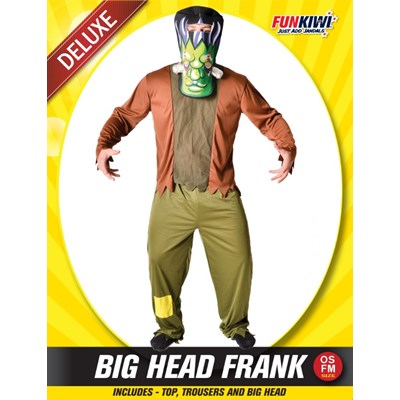 Adults Costume (Deluxe) - Big Head Frank